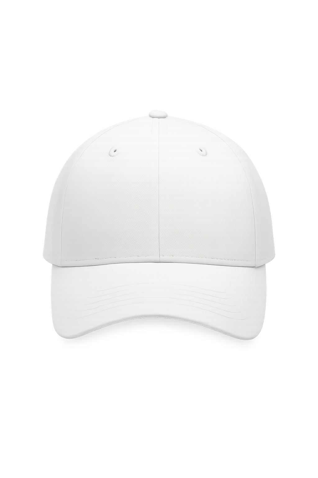 White custom printed cap